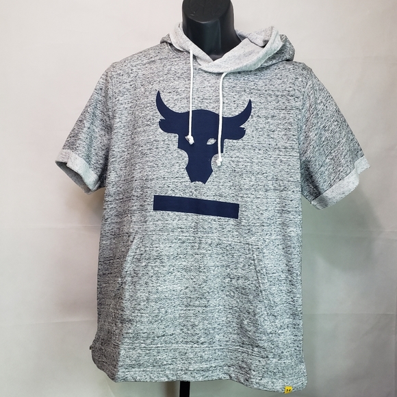 New Armour Mens x Project Rock Terry Short Sleeve - Picture 3 of 6